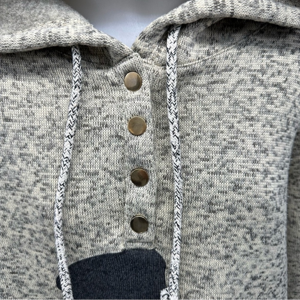 SHEILAY Hoodie Snowman Plus Sz XXL Kangaroo Pocket Drawstring Fleece Lin… - Picture 4 of 10